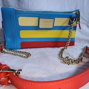 Loungefly Colorful Striped Snowhite Cake Shaped Crossbody Bag